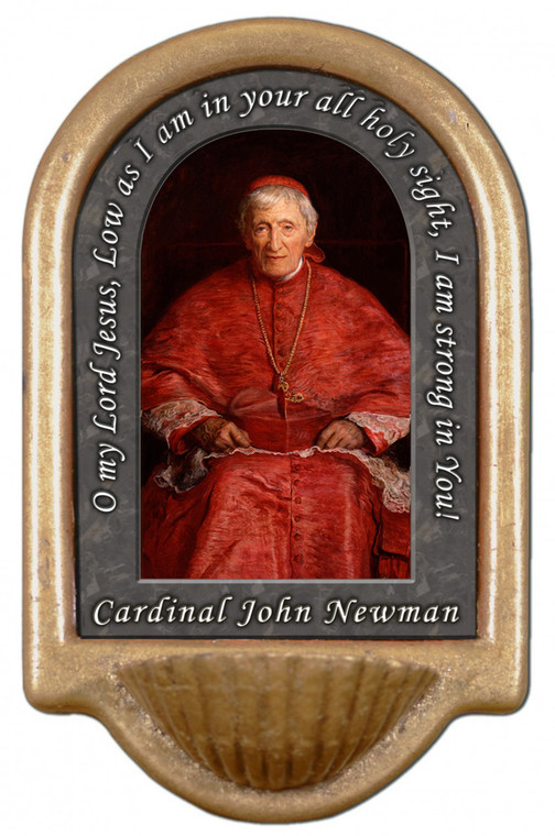 St. John Newman Prayer Holy Water Font