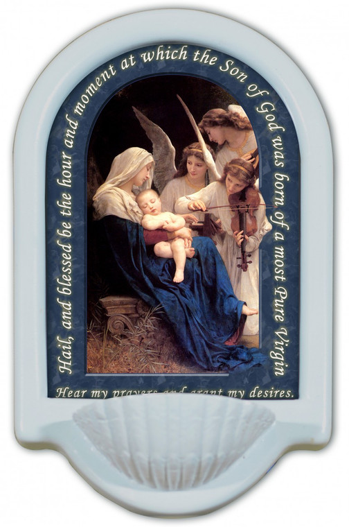 Song of the Angels Prayer Holy Water Font