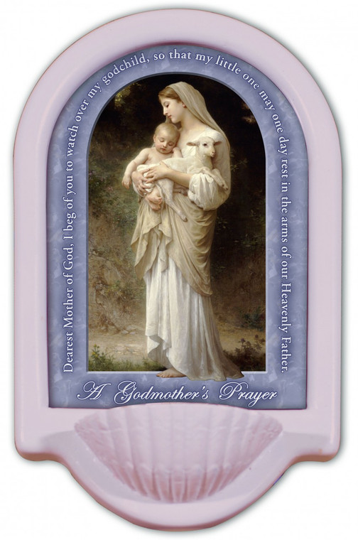 L'Innocence Godmother's Prayer Holy Water Font
