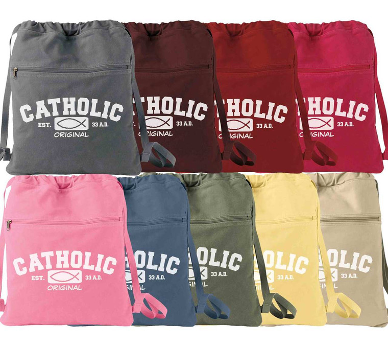 Catholic Original Canvas Backpack