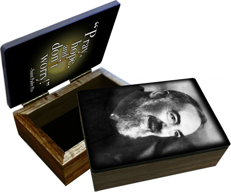 St. Padre Pio Keepsake Box