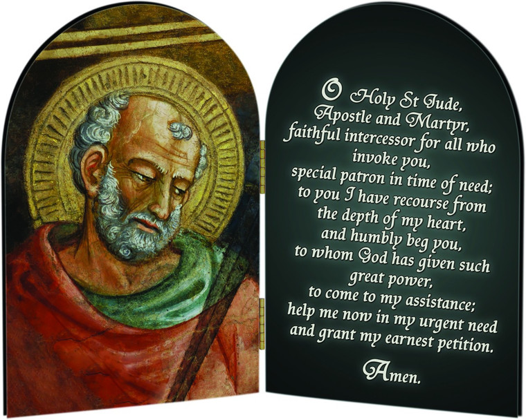 St. Jude Arched Diptych