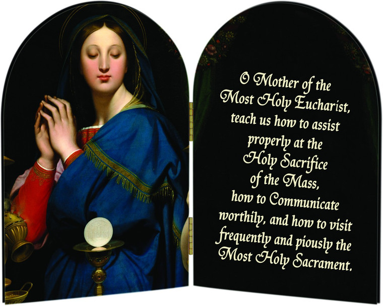 Madonna of the Host Arched Diptych