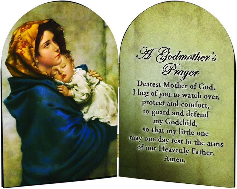 Madonna of the Streets  A Godmother's Prayer Arched Diptych