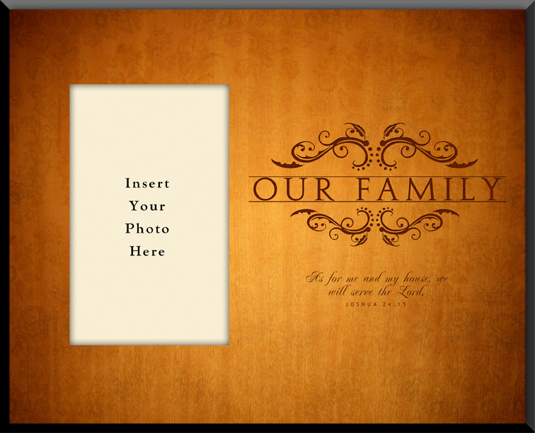 Our Family Picture Wall Plaque