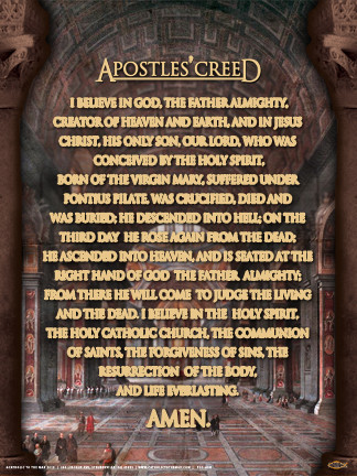 Apostles Creed Poster
