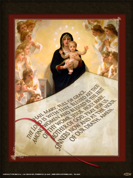 Hail Mary Queen of the Angels Poster