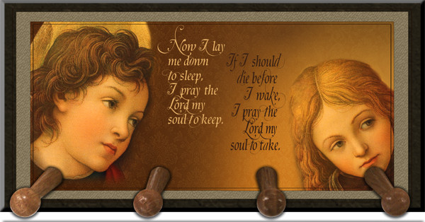 Bed Time Angels Rosary Holder
