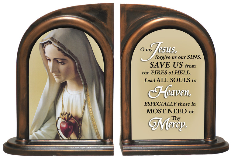 Our Lady of Fatima Bookends