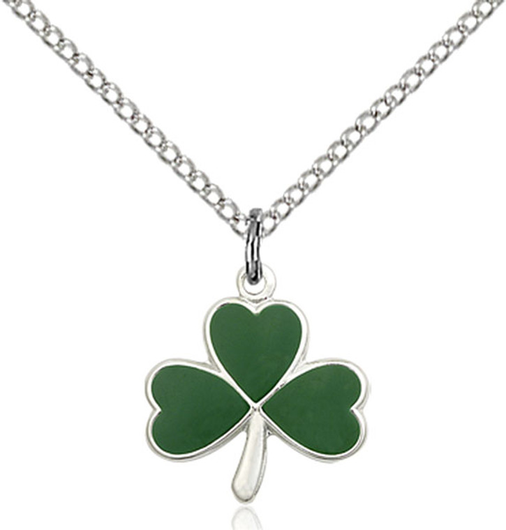 Sterling Silver Shamrock Medal