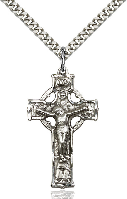 Sterling Silver Celtic Crucifix Sterling Silver Celtic Crucifix