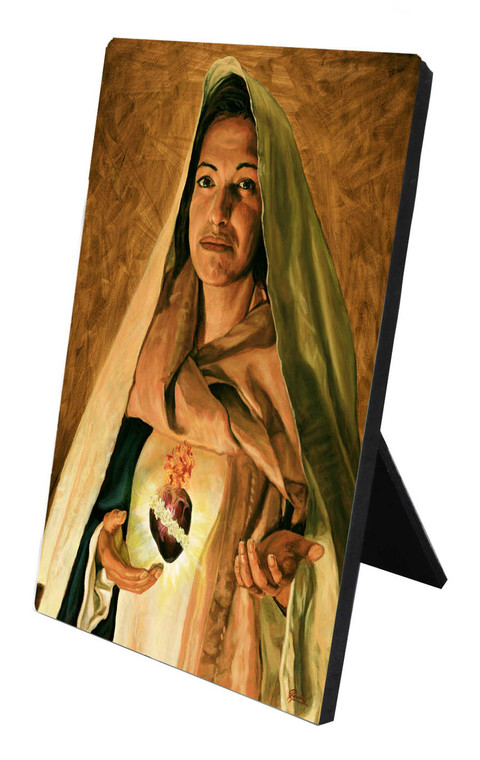 Immaculate Heart of Mary Desk Plaque