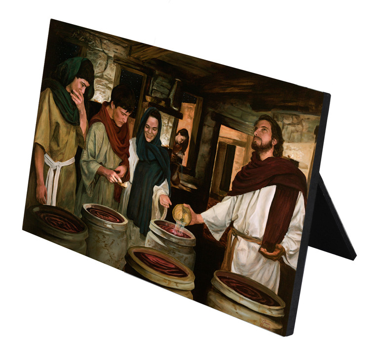 Wedding at Cana Horizontal Desk Plaque