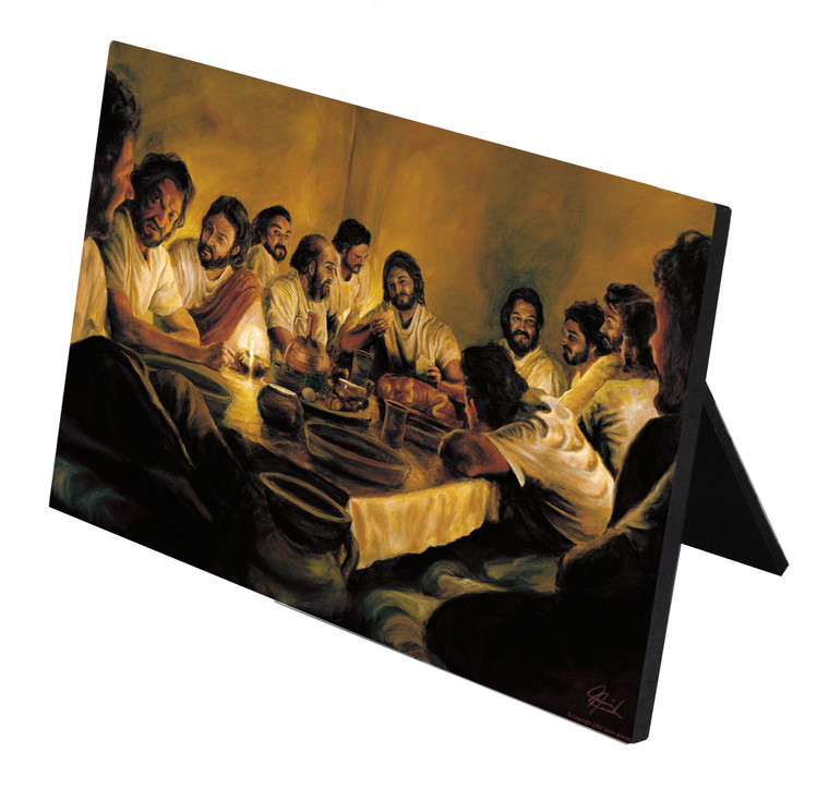 Last Supper Horizontal Desk Plaque