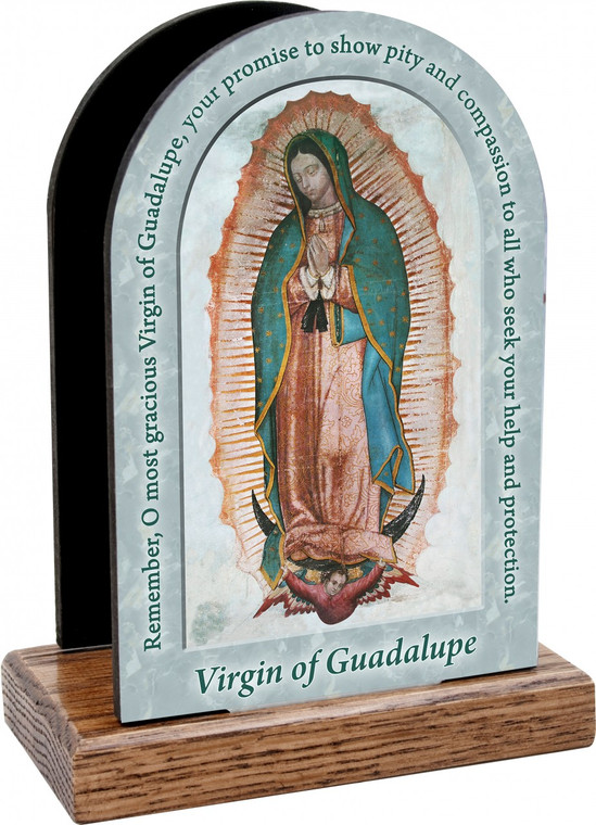 Our Lady of Guadeloupe Prayer Table Organizer (Vertical) Our Lady of Guadeloupe Prayer Table Organizer (Vertical)