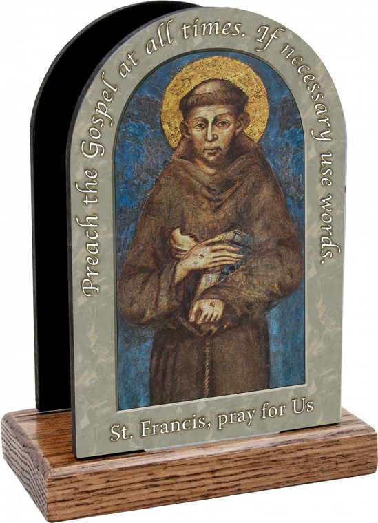 St. Francis Prayer Table Organizer (Vertical)