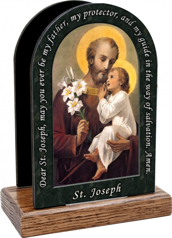 St. Joseph (Younger) Prayer Table Organizer (Vertical)