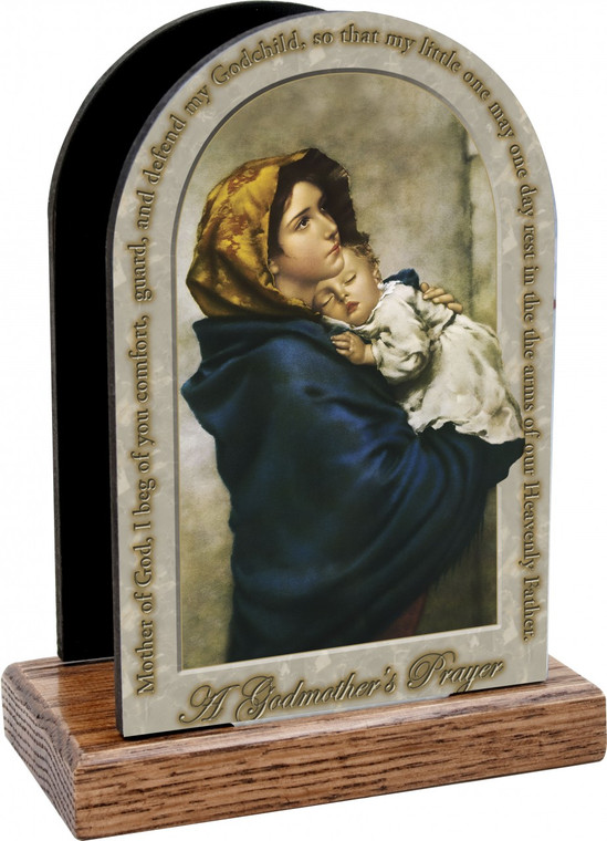 Madonna of the Streets Godmother's Prayer Table Organizer (Vertical)