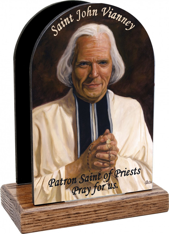 St. John Vianney Table Organizer (Vertical)