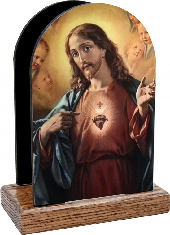 Sacred Heart of Jesus Table Organizer (Vertical)