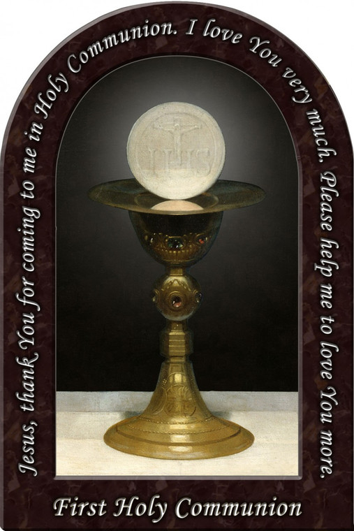 First Communion Prayer Arched Magnet