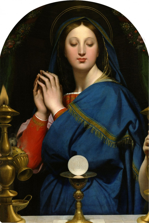 Madonna of the Host Arched Magnet