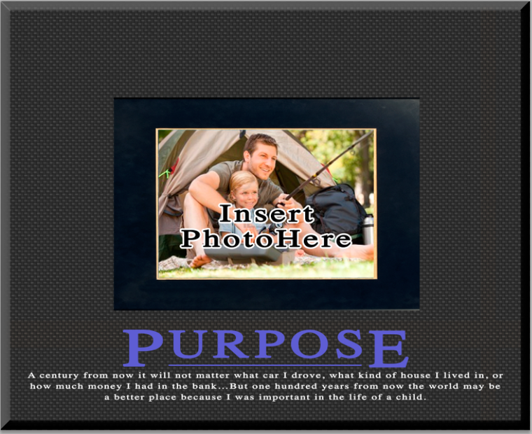 "Purpose" Picture Frame "Purpose" Picture Frame