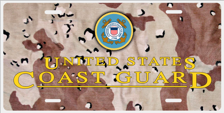 Coast Guard License Plate Coast Guard License Plate