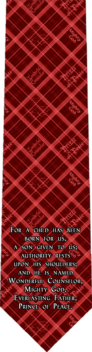 Wonderful Counselor, Mighty God, Everlasting Father, Prince of Peace.