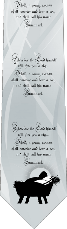 Isaiah 7:14 Necktie