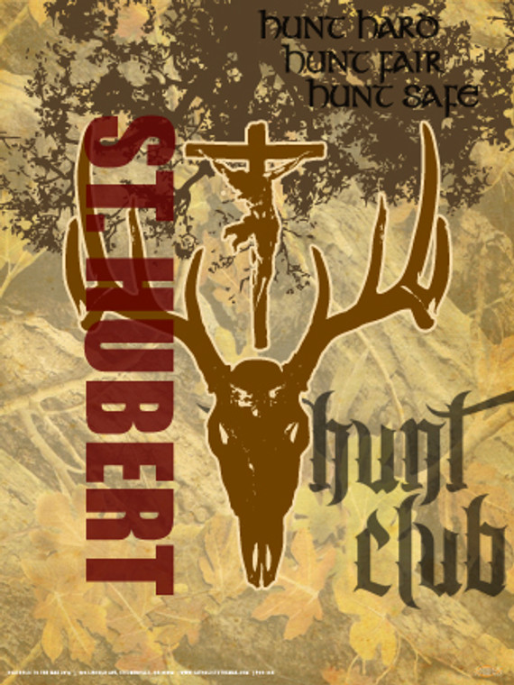 St. Hubert Graphic Poster