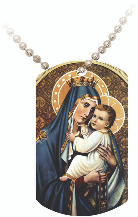 Our Lady of Mt. Carmel Dog Tag