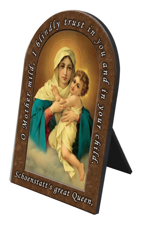 Schoenstatt Madonna Prayer Desk Plaque