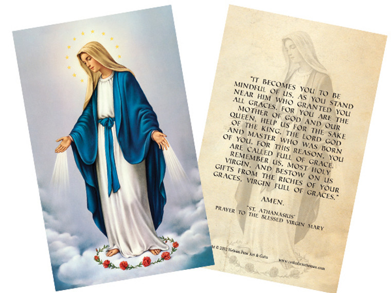 Our Lady of Grace Holy Card Our Lady of Grace Holy Card