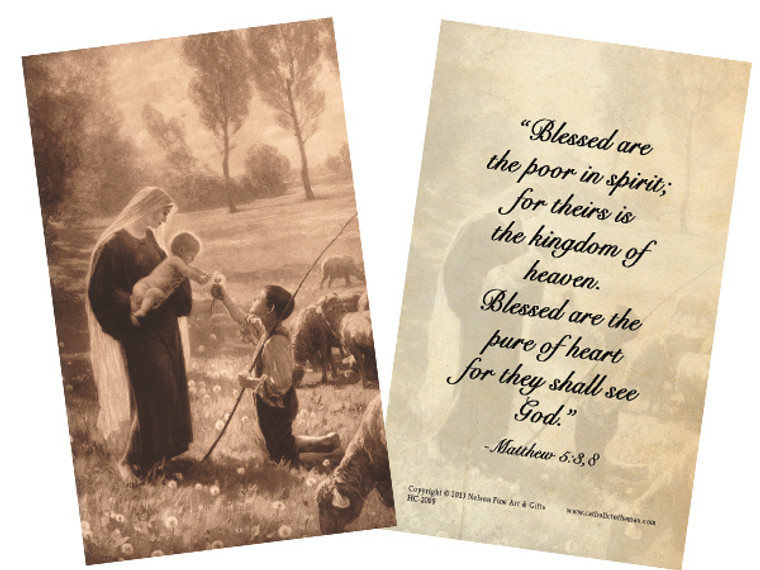 Gift of the Shepherd Prayer Holy Card Gift of the Shepherd Prayer Holy Card