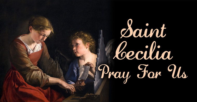 St. Cecilia Vinyl Bumper Sticker St. Cecilia Vinyl Bumper Sticker