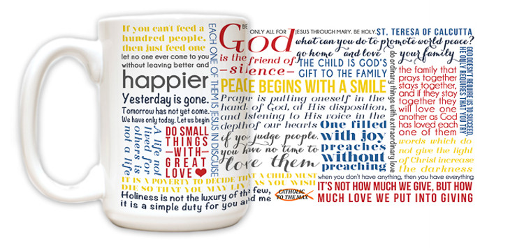 Saint Teresa of Calcutta Quote Mug