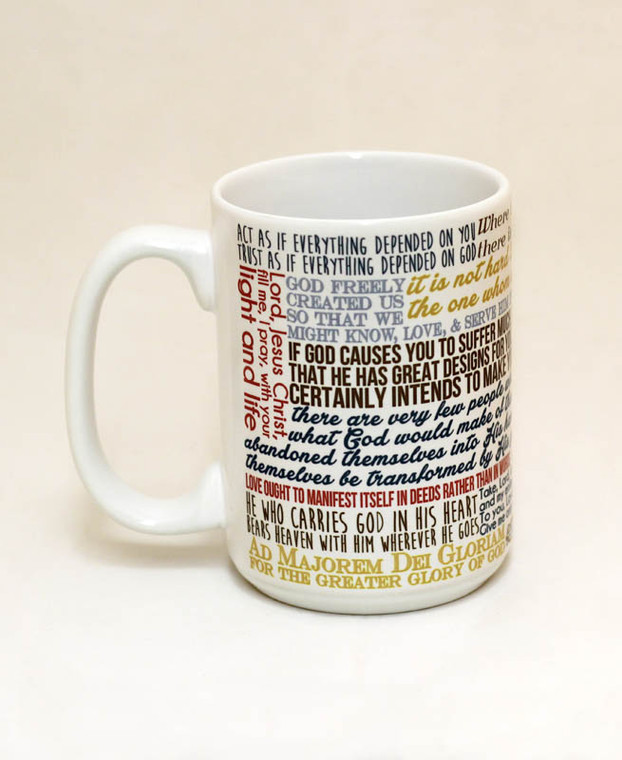 Saint Ignatius of Loyola Quote Mug