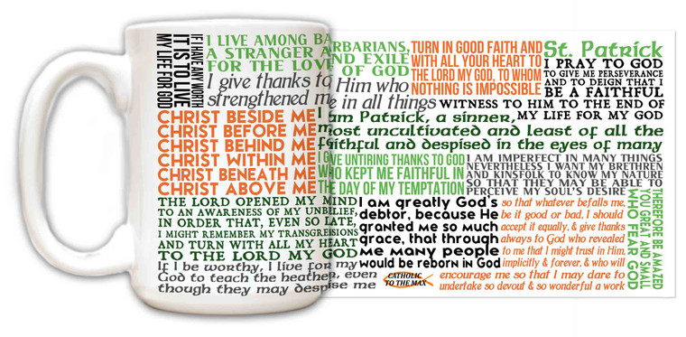 Saint Patrick Quote Mug Saint Patrick Quote Mug