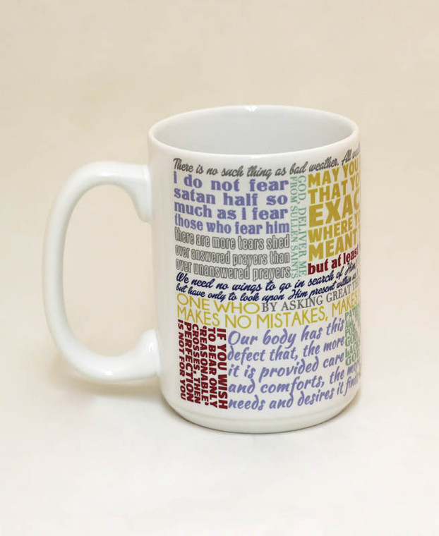 Saint Teresa of Avila Quote Mug Saint Teresa of Avila Quote Mug
