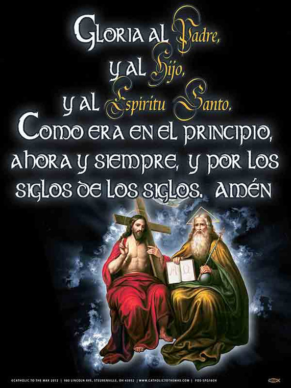 Spanish Trinity & Glory Be Poster Spanish Trinity & Glory Be Poster