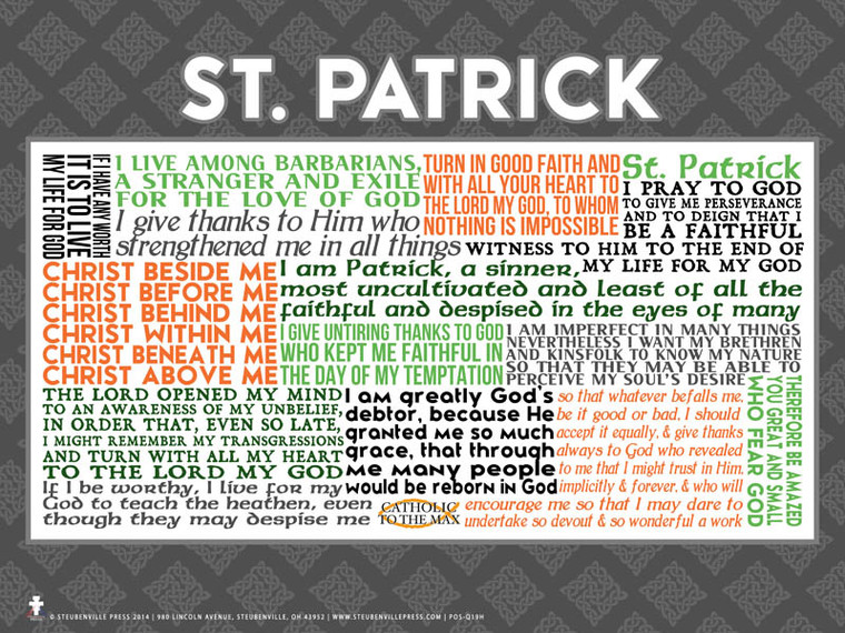 Saint Patrick Quote Poster