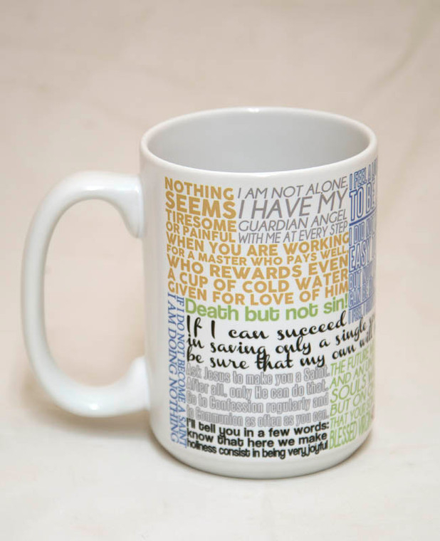 Saint Dominic Savio Quote Mug