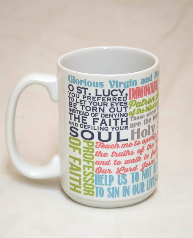 Saint Lucy Quote Mug Saint Lucy Quote Mug