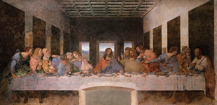 Last Supper by Da Vinci Print in Assorted Frames