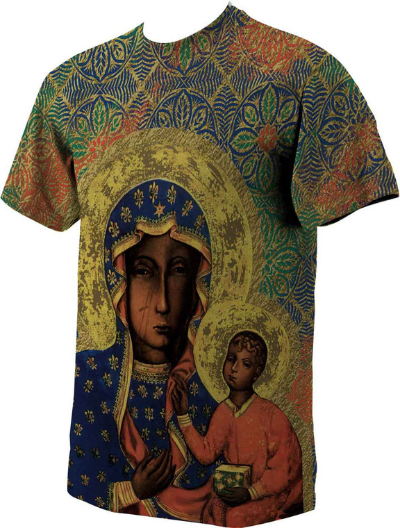 Our Lady of Czestochowa Graphic Poly T Shirt