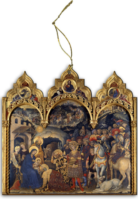 Adoration of the Magi Triptych Wood Ornament Adoration of the Magi Triptych Wood Ornament