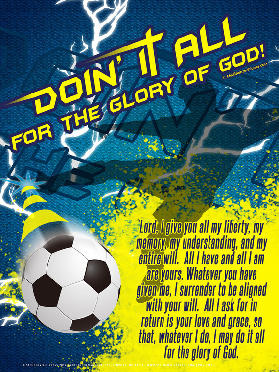 "Doing It All" Soccer Poster