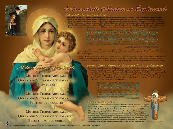 Schoenstatt Madonna Explained Poster
