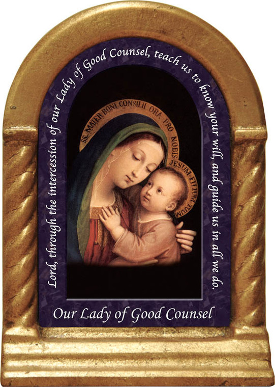 Our Lady of Good Counsel Prayer Desk Shrine